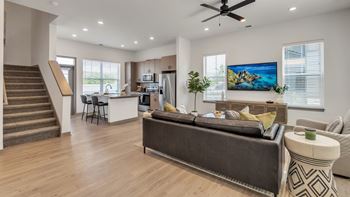 Wood inspired plank flooring